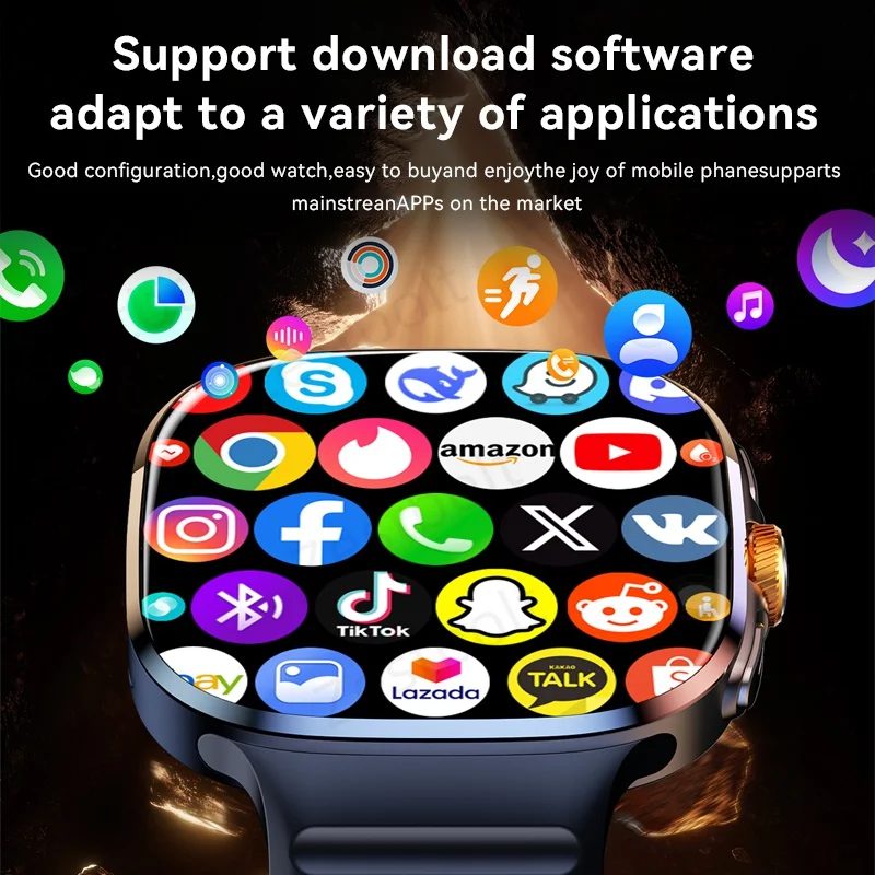 PTA approved Amoled Edge Display  Ultra Sim  M99 4G  LTE Android 10.0 Smartwatch 2.4inch Large Amoled Screen Game Smart Watch 2100Mah Battery For Men Women Adult Student