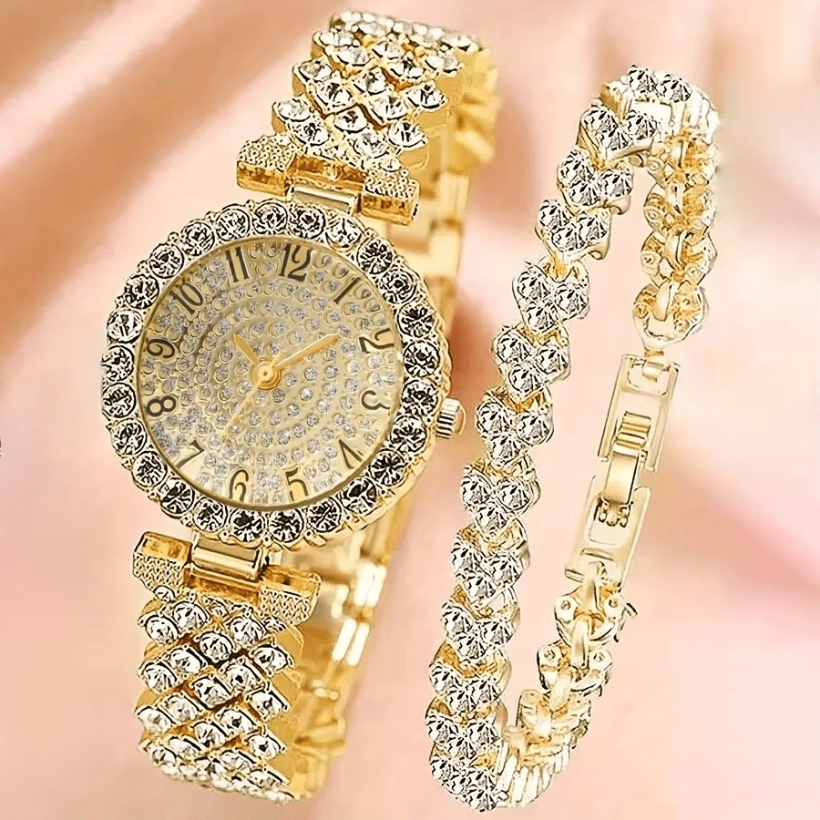 2pcs and 1pcs Elegant  Watch Stainless Steel Fashion  Bracelet