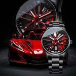 Stainless Steel Wheel Watch Rotating Rim