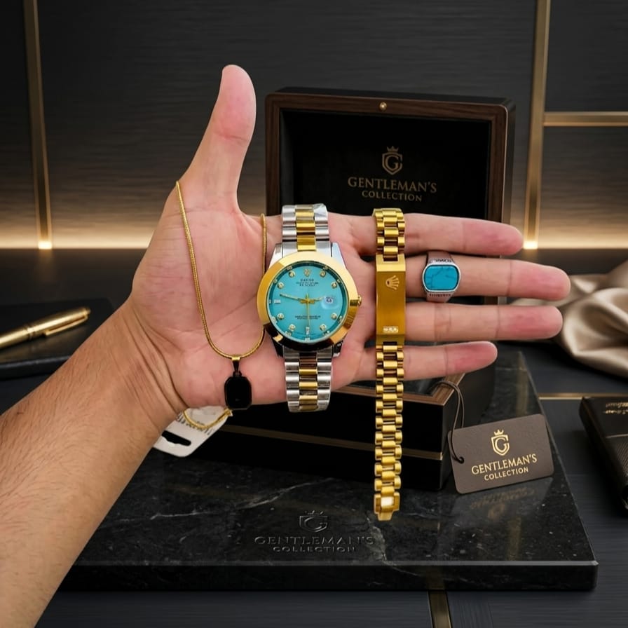 Rolle Deal Light Blue Golden Colour