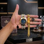Rolle Deal Dark Blue Golden Colour